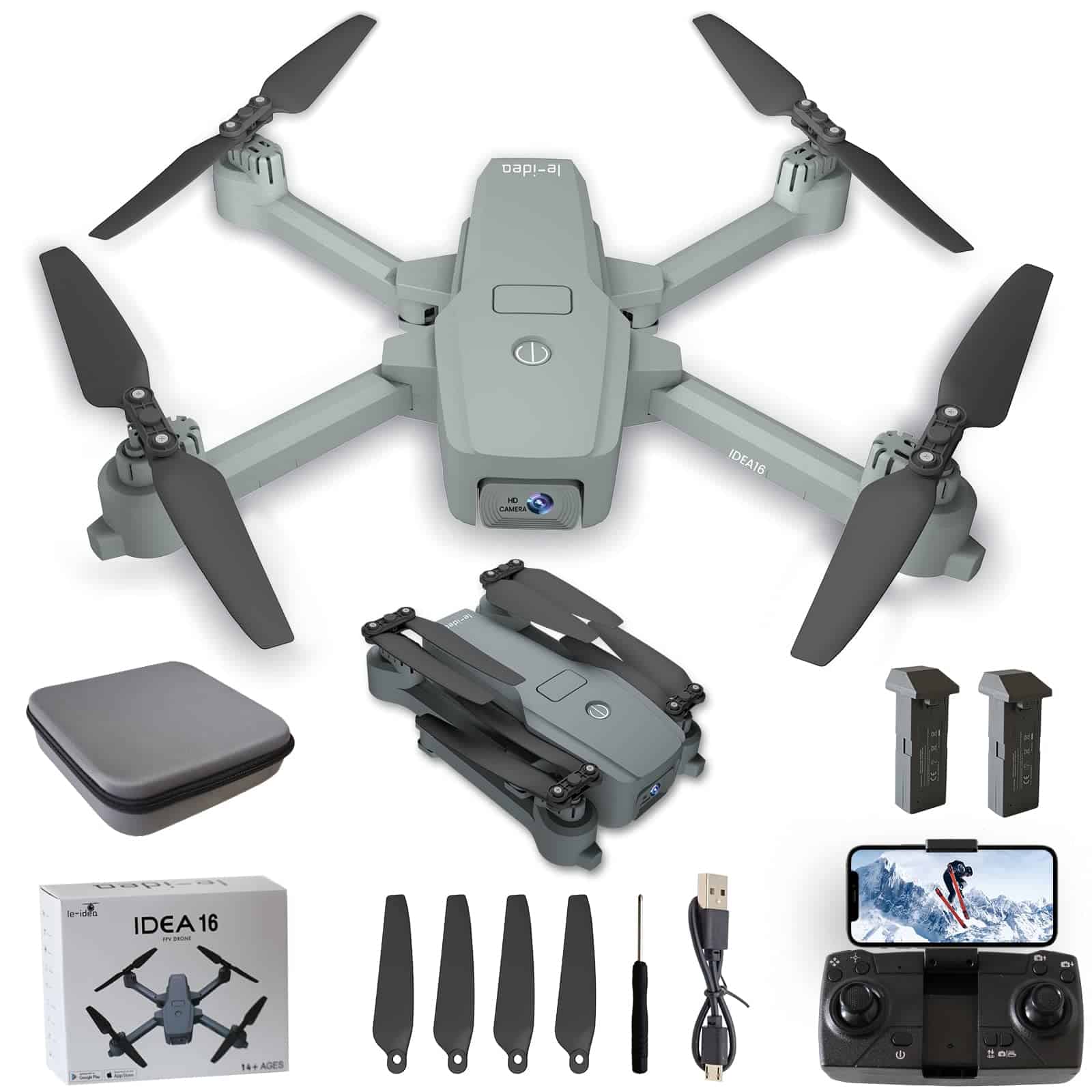 Me voy a comprar un drone, ¿con cámara integrada o instalo una después?